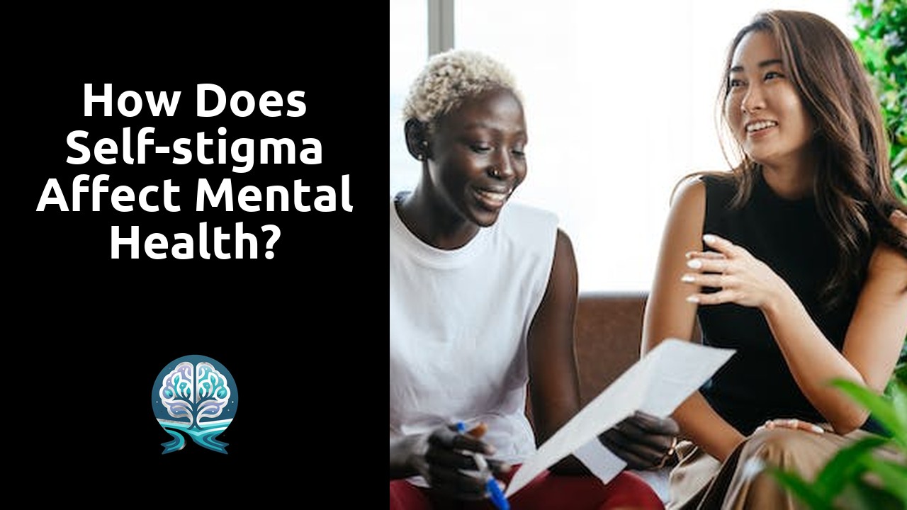 How does self-stigma affect mental health?